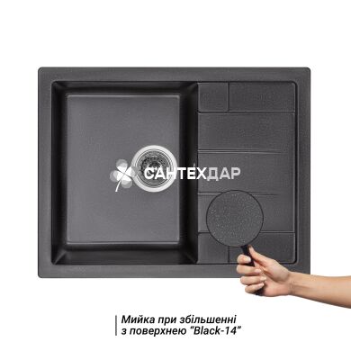 Мойка кухонная Lidz 650x500/200 BLM-14