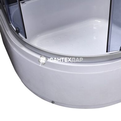 Душевой бокс с гидромассажем Q-tap 12080.2R Black/Grey