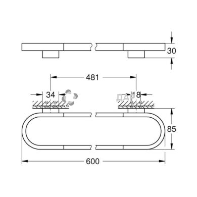 Полотенцедержатель Grohe Selection 41056000
