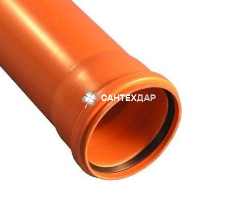 Труба ПВХ наружной канализации Ostendorf 160х1000х4,0 мм