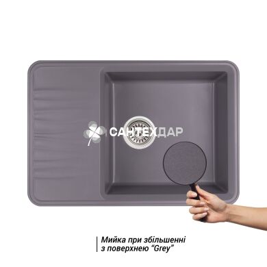 Мойка кухонная Qtap CS 7440 GRE