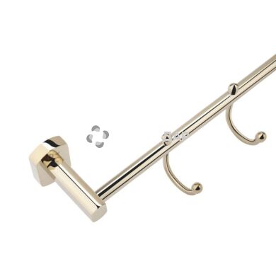 Держатель полотенец QT Liberty ORO 1154-3 3 крючка