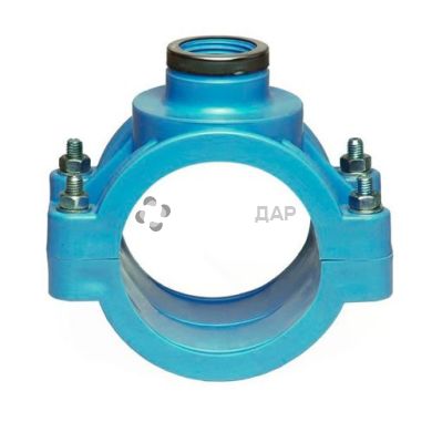 Хомут для труб ПНД Unidelta 40х1/2" ВР PN16