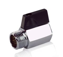 Кран шаровый мини FADO PN40 1/2" НВ бабочка