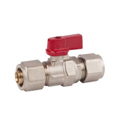 Кран шаровый для металлопластиковой трубы SD Forte 20х20 мм