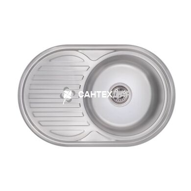 Кухонная мойка LIDZ 7750 Polish 0,8 мм