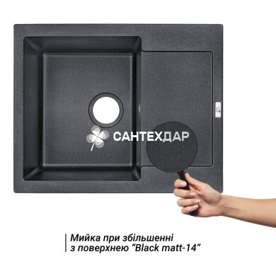 Мийка кухонна Lidz 625x500/200 BLM-14