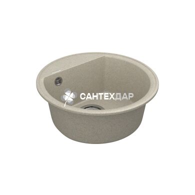 Мойка кварцевая Vankor Easy EMR 01.45 Terra + сифон