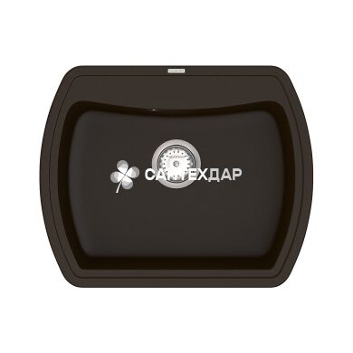 Мийка кварцева Vankor Norton NMP 01.63 Chocolate + сифон