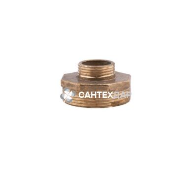 Ниппель латунный переходной KD 1 1/2"х3/4" НН