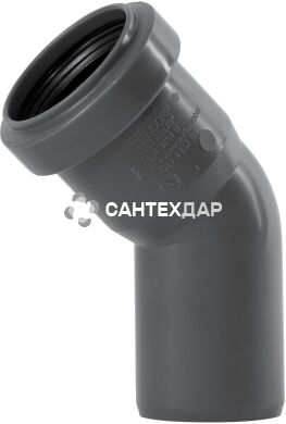 Коліно ПП внутрішньої каналізації Ostendorf Safe 40х45°
