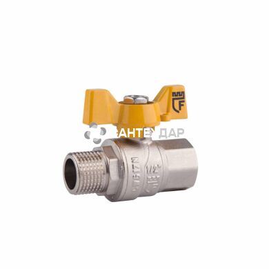 Кран шаровый для газа SD Forte 3/4" НВ бабочка