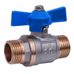 Кран шаровый SD PN30 1/2" НН бабочка