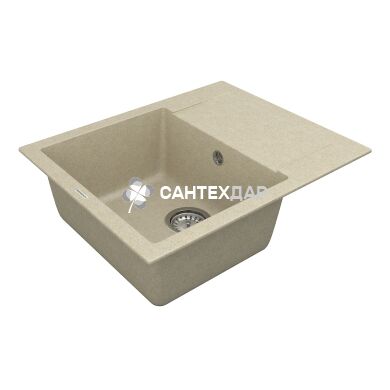 Мийка кварцева Vankor Orman OMP 02.61 Beige + сифон