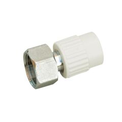 Муфта с накидной гайкой PPR Blue Ocean 20х3/4" ВР латунная вставка