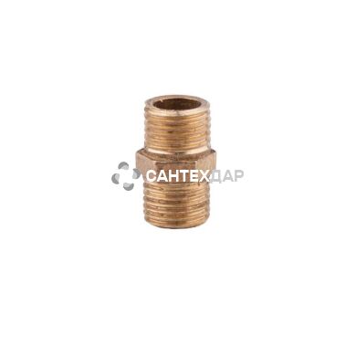 Ниппель латунный KD 1/4" НН