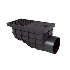 Дождеприемник горизонтальный Styron KV-110-B соединение к водосточной трубе 110 мм