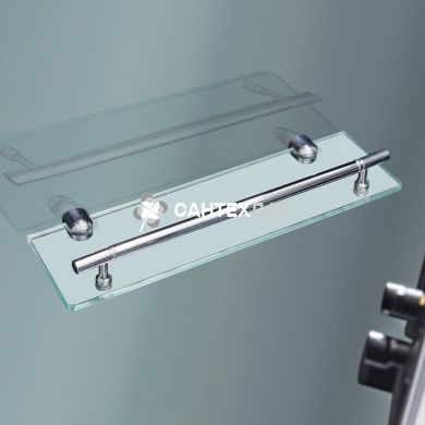 Гідробокс Lidz TANI 120x80L.FR, високий, скло Frost, стінки білі