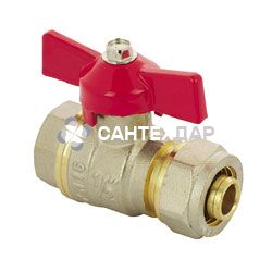 Кран шаровый для металлопластиковой трубы АБ 16х1/2" ВР