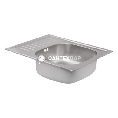 Мийка кухонна з нержавіючої сталі Qtap 6550 Micro Decor 0,8 мм