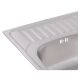 Мийка кухонна з нержавіючої сталі Qtap 6550 Micro Decor 0,8 мм