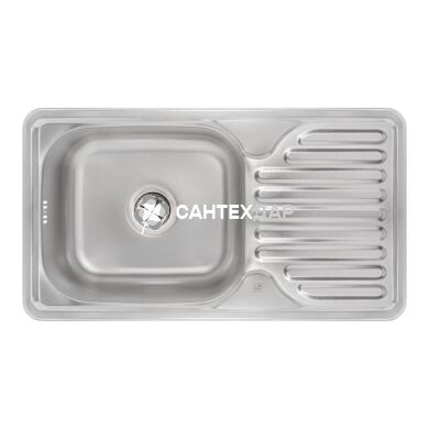 Кухонна мийка нержавіюча Lidz 7642 Micro Decor 0,8 мм