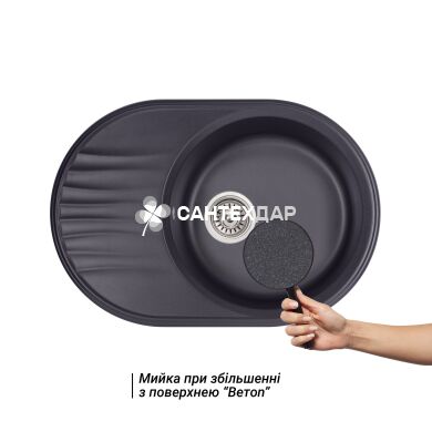 Мойка кухонная Qtap CS 7451 BET