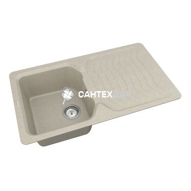 Мойка кварцевая Vankor Sigma SMP 02.85 Terra + сифон