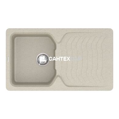 Мойка кварцевая Vankor Sigma SMP 02.85 Terra + сифон