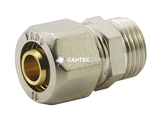 Муфта металлопластиковая обжимная FADO 26x3/4" НР