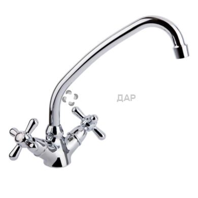 Смеситель для кухни буксовый Touch-Z Doмinox 271F на гайке