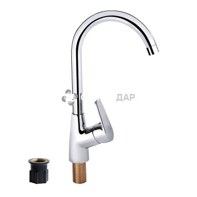 Смеситель кухонный Q-Tap Tenso CRM 007