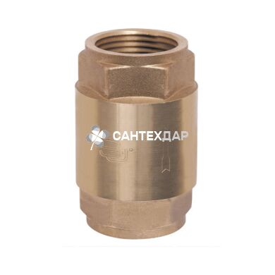Клапан обратный SD Forte 3/4" ВВ EURO латунный шток