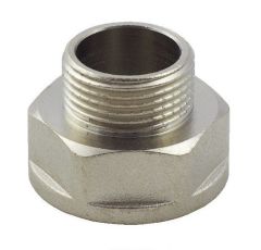 Переходник латунный FADO 1/2x3/8 ВН никель