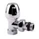Кран радиаторный Icma 1/2" угловой верхний хром №1116