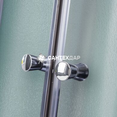 Гідробокс Lidz TANI 120x80R.FR, високий, скло Frost, стінки білі