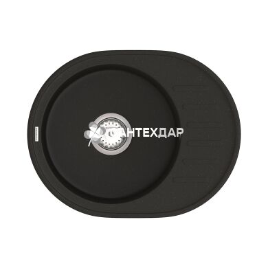 Мийка кварцева Vankor Lira LMO 02.57 Black + сифон