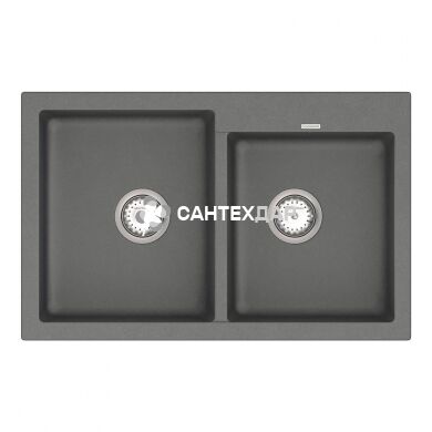 Мийка кварцева Vankor Orman OMP 05.80 Gray + сифон