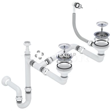 Мийка кварцева Vankor Orman OMP 05.80 Gray + сифон