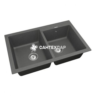 Мийка кварцева Vankor Orman OMP 05.80 Gray + сифон