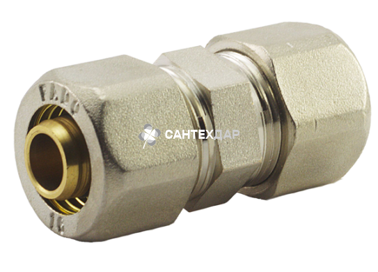 Муфта металлопластиковая обжимная FADO 26x26 мм