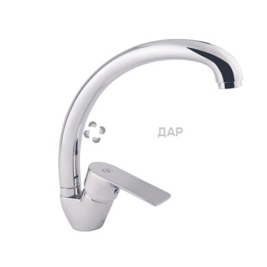 Смеситель для кухни GF Italy 12-008F-35 U CRM на гайке