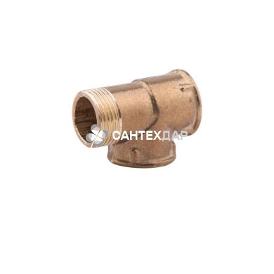 Тройник латунный KD 3/4" ВВН