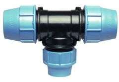 Тройник зажимной переходной для труб ПНД Unidelta 32х25х32 мм