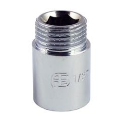 Удлинитель латунный АБ 1/2 НВ 80 мм никель