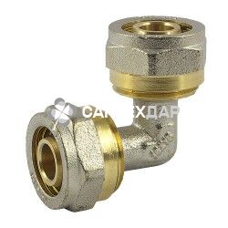 Угол металлопластиковый обжимной АБ 20х20 мм