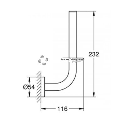 Тримач туалетного паперу Grohe Essentials 40385001