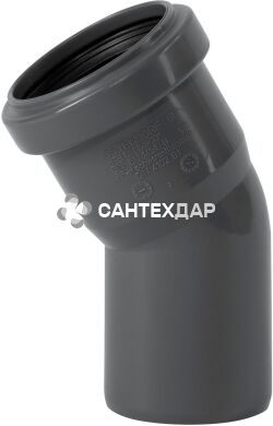 Колено ПП внутренней канализации Ostendorf Safe 50х30&deg;