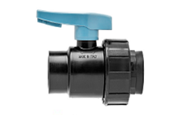 Кран шаровый для труб ПНД Unidelta 1 1/4" ВВ