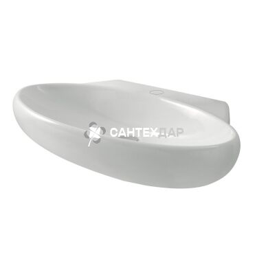 Раковина Clas+CLA200B1/90 підвісна без донного клапану white см 90x50,5xh20 Azzurra